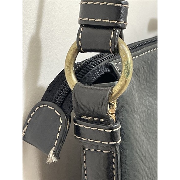 Fossil 75082 Genuine Leather Purse Pebbled Leather Shoulder Bag - Picture 7 of 16